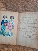 Antiek POËZIE ALBUM 1928 met plaatjes, Ophalen of Verzenden