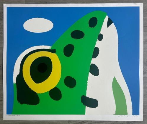 Zeefdruk Jan Gregoor - Kikker, Antiek en Kunst, Kunst | Litho's en Zeefdrukken, Verzenden