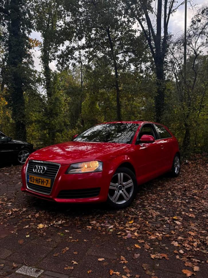 Audi A3 1.9 TDI 77KW 3DR DPF 2008 Rood, Auto's, Audi, Particulier, A3, Diesel, Euro 5, B, Hatchback, Handgeschakeld, Origineel Nederlands