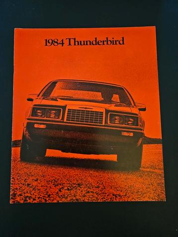 Brochure Ford Thunderbird 1984 USA  beschikbaar voor biedingen