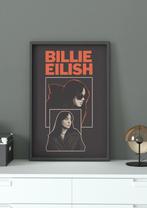 Billie Eilish Retro Poster Minimalist Music Art Print, Verzamelen, Posters, Rechthoekig Staand, Deurposter of groter, Nieuw, Ophalen of Verzenden