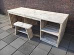 Bureau met krukje steigerhout speeltafel, Kinderen en Baby's, Kinderkamer | Tafels en Stoelen, Nieuw, Ophalen of Verzenden, Tafel(s)