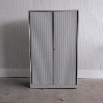 Ahrend roldeurkast, 120x45x195cm, (bxdxh), Creme, 4legborden beschikbaar voor biedingen