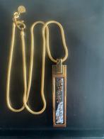 Frey Wille Art Deco Gouden Hanger Ketting, Ophalen of Verzenden, Zo goed als nieuw, Goud, Met hanger