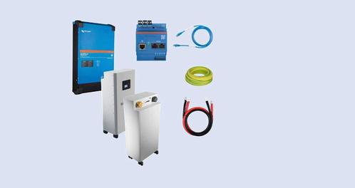Thuisbatterij Victron omvormer 4kW/16,5 kWh Seplos batterij, Doe-het-zelf en Verbouw, Zonnepanelen en Toebehoren, Nieuw, Compleet systeem
