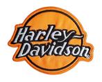 Patch Harley Davidson - Oranje - 93 x 74 mm, Nieuw