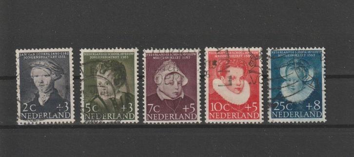 Nederland 1956, NVPH 683 t/m 687, Gestempeld., Postzegels en Munten, Postzegels | Nederland, Gestempeld, Na 1940, Verzenden