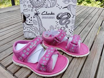 Clarks roze meisjes sandalen maat 20,5 beschikbaar voor biedingen