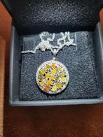 Ketting echte diamanten witgoud, Sieraden, Tassen en Uiterlijk, Kettingen, Ophalen of Verzenden, Nieuw, Wit, Goud