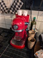 KitchenAid Nespresso Machine - Rood, Witgoed en Apparatuur, Koffiezetapparaten, Ophalen, Gebruikt, Espresso apparaat