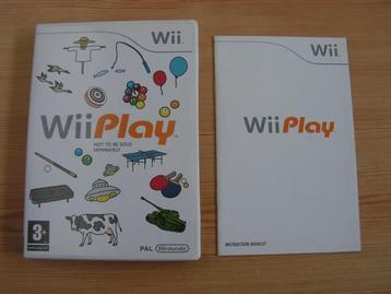 Nintendo Wii game / spel Wii play 3+