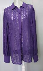 NIEUW  paarse kanten blouse van MI PIACE  XXL, Mi Piace, Verzenden, Paars, Maat 46/48 (XL) of groter
