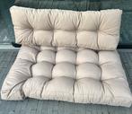 Livarno palletkussens kleur taupe, 2 sets, Tuin en Terras, Ophalen, Zo goed als nieuw