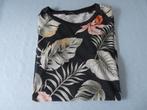 Leuk zwart tshirt bloemprint Jack & Jones mt XL, Zwart, Maat 56/58 (XL), Ophalen of Verzenden, Zo goed als nieuw