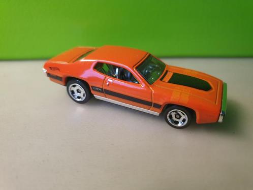 Hotwheels - 1971 Plymouth GTX [oranje] 1/60, Hobby en Vrije tijd, Modelauto's | Overige schalen, Gebruikt, Auto, Ophalen of Verzenden