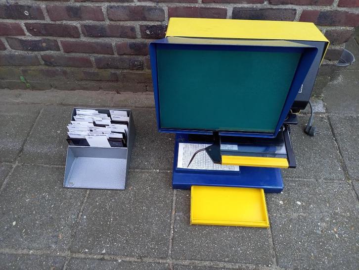 Originele Citroën Microfiche Reader + 650 (!) Microfiches, Auto diversen, Auto-accessoires, Ophalen