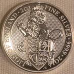 2 OZ the beast zilver 999, Postzegels en Munten, Edelmetalen en Baren, Ophalen of Verzenden, Zilver