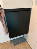 Zwart kastje met plankje zonder wasbak., Huis en Inrichting, Kasten | Schoenenkasten, Ophalen of Verzenden, Zo goed als nieuw