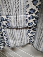 jasje dames blauw witte prent 3 three maat 42, Kleding | Dames, Overige Dameskleding, Ophalen of Verzenden, 'T Olde Gre-j, Info@toldegrej.nl