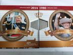 Setje Nederlandse Euro Abdicatieset 1&2 1980-2014, Ophalen of Verzenden, Koning Willem III, Euro's, Setje