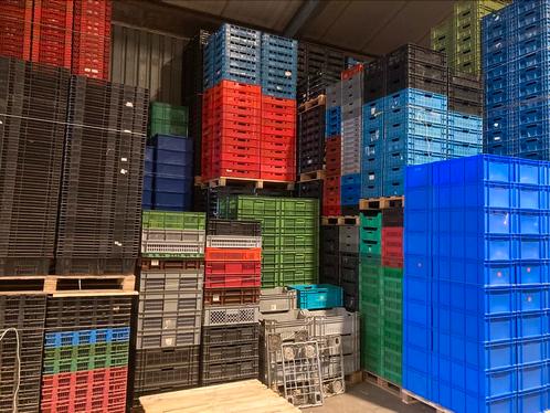 diverse kratten kunststof bakken in vele maten restpartijen, Doe-het-zelf en Verbouw, Kratten en Dozen, Gebruikt, Krat, 50 tot 75 cm