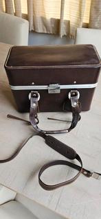 Vintage fototoestel koffer leder/leer, Ophalen of Verzenden, Gebruikt, Overige typen, Overige merken