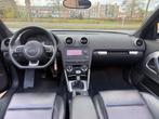 Audi A3 Cabriolet 1.8 TFSI leer|Lmv|Dealer onderhouden|Apk|b, Auto's, Voorwielaandrijving, Gebruikt, Zwart, 4 cilinders
