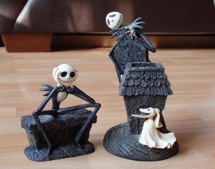 Beeldjes Nightmare before Christmas voor een klein prijsje, Diversen, Kerst, Gebruikt, Ophalen