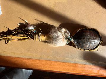Authentieke Navajo schildpad ratel Blue Sky beschikbaar voor biedingen