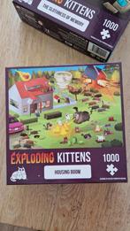 Exploding Kittens Housing Boom Puzzel - Nieuw!, Ophalen of Verzenden, 500 t/m 1500 stukjes, Nieuw, Legpuzzel