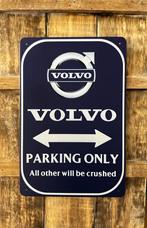 Volvo parking only logo reclamebord van metaal wandbord deco, Verzamelen, Ophalen of Verzenden, Nieuw, Auto's