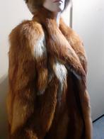 120 cm lange prachtige echte red fox bontjas bont jas maat L, Ophalen of Verzenden, Zo goed als nieuw, Maat 42/44 (L), Bruin