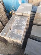 Gebruikte betonplaten. 80x1,20.  Met gaatje. Gratis bezorgd., Ophalen of Verzenden, Gebruikt, Hout