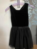 Zwarte jurk van Hema maat 122, Kinderen en Baby's, Kinderkleding | Maat 122, Ophalen of Verzenden, Zo goed als nieuw, Meisje, Jurk of Rok