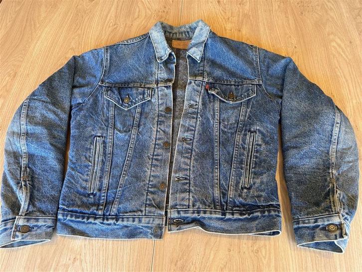 LEVI'S Heren Spijkerjack - Maat M - Blauw, Kleding | Heren, Jassen | Zomer, Zo goed als nieuw, Blauw, Ophalen of Verzenden