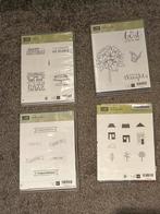 4 Stampin' Up Stempelsets - Verjaardag, Bloemen, en Meer!, Ophalen of Verzenden, Zo goed als nieuw, Houten stempel