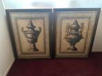 2 mooie schilderijen inclusief omlijsting, Antiek en Kunst, Ophalen