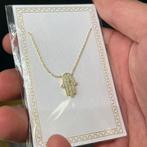 14 karaat gouden ketting met Fatima hand, Sieraden, Tassen en Uiterlijk, Ophalen of Verzenden, Nieuw, Goud