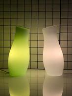 Vintage glazen Mylonit lamp in groen glas IKEA, Glas, Ophalen of Verzenden