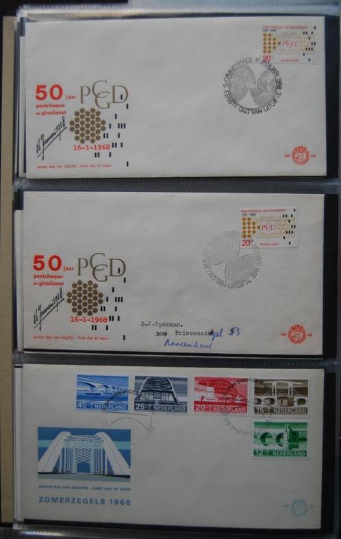 Nederland 1e dag envelop E88 t/m E101, uit jaren 1968/1969., Postzegels en Munten, Postzegels | Eerstedagenveloppen, Onbeschreven