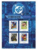 Jaar 2025 Collector 4 timbres - DC - Superman, Wonder Woman,, Ophalen of Verzenden, Postfris