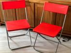 2x Ikea klapstoelen, Tuin en Terras, Tuinstoelen, Ophalen, Zo goed als nieuw, Kunststof