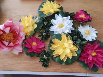 Waterlelies drijvende kunstbloemen voor vijver of decoratie  beschikbaar voor biedingen