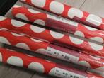 5 rol rood bolletjesbehang Esta voor 15,00, Verzenden, Nieuw, Materiaal