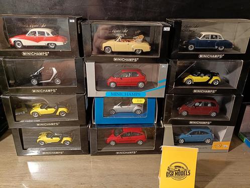 1:43 verschillende Minichamps modellen, Hobby en Vrije tijd, Modelauto's | 1:43, Nieuw, Auto, MiniChamps, Ophalen of Verzenden