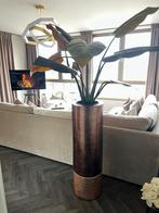 Luxe bloempot met plant, Tuin en Terras, Bloempotten, Kunststof, Gebruikt, Rond, Binnen