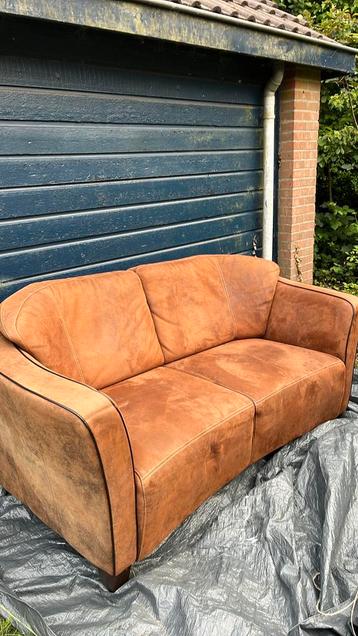 2-zits microvezel leren bank - Zit heerlijk! beschikbaar voor biedingen