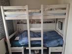 Mooie houten stapelbed met opbergruimte, Ophalen, Gebruikt, Stapelbed