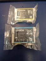 Epson Printcartridges, blauw en geel (T1282 en T1284), Ophalen of Verzenden, Nieuw, Cartridge, Epson