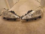 Peugeot 207 koplampen, Ophalen, Gebruikt, Voor, Bumper
